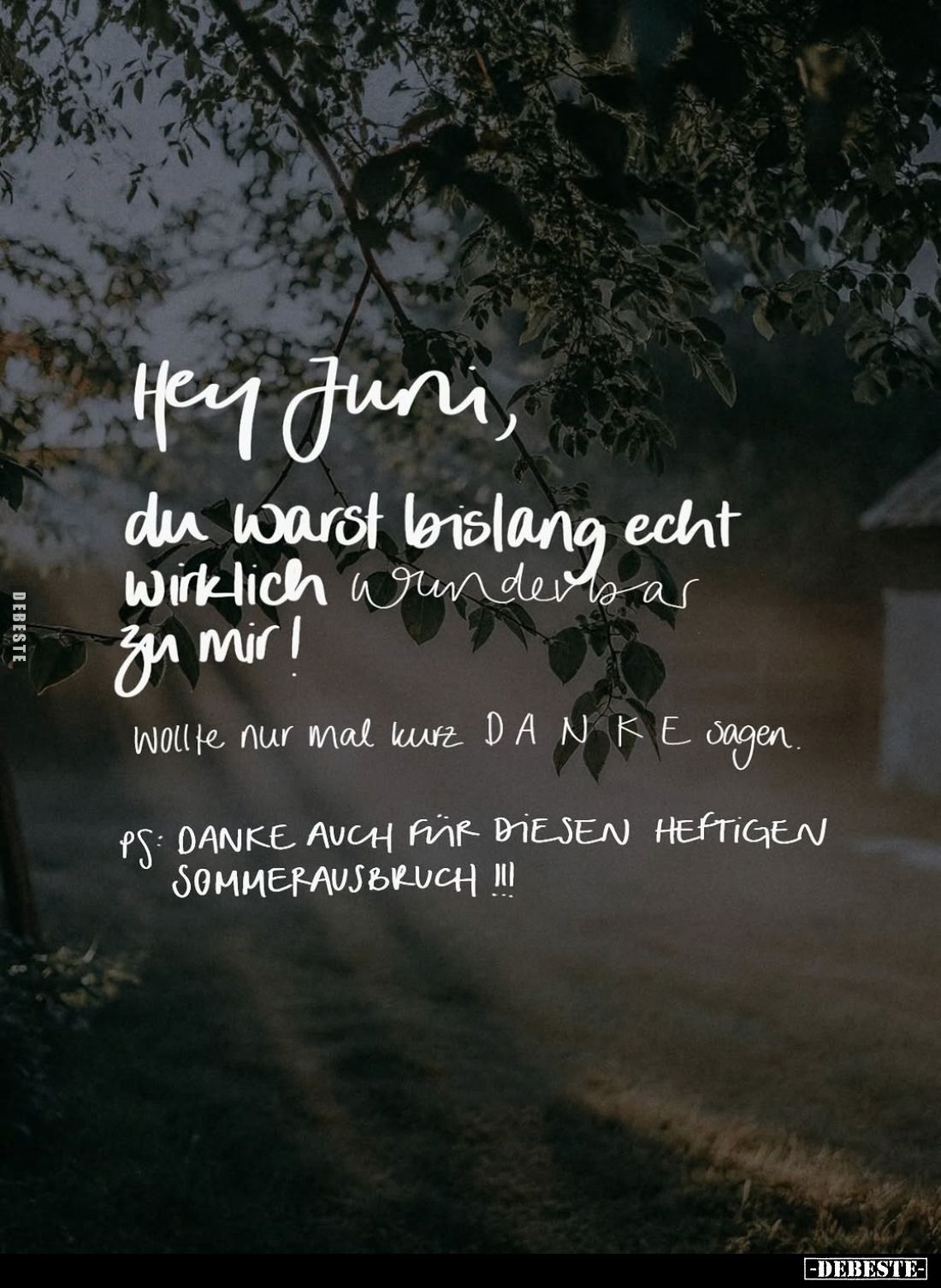 Hey Juni,
du warst bislang echt wirklich wunderbar zu mir!
wollte nur mal kurz DANKE sagen.
PS: Danke auch für diesen heft...