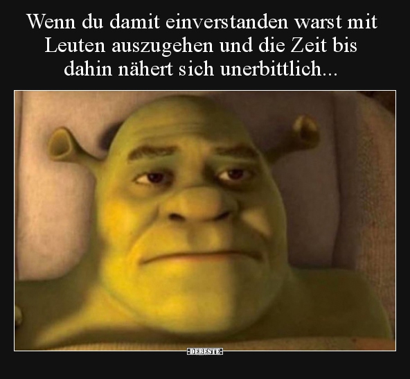 Wenn du damit einverstanden warst mit Leuten auszugehen..