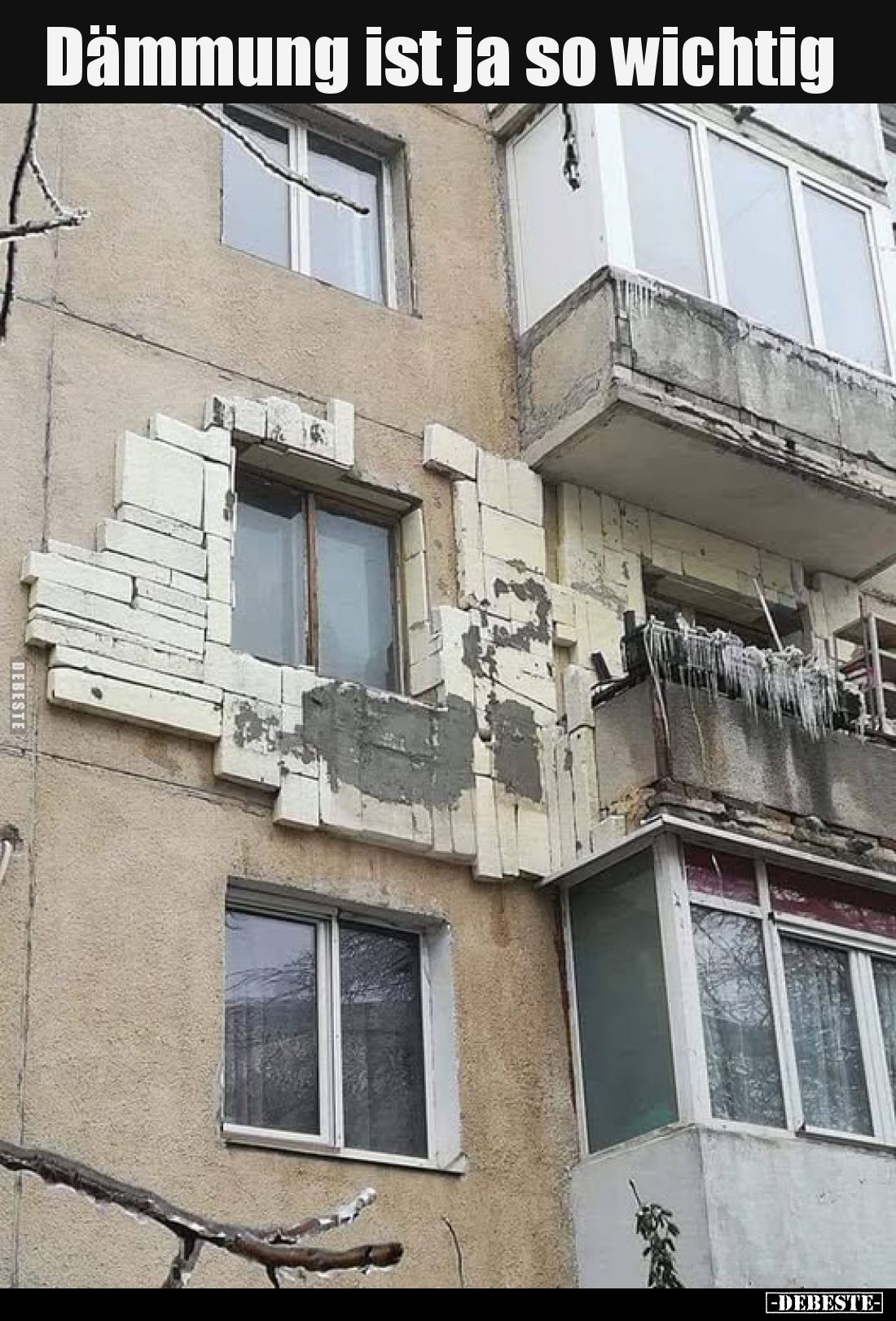 Dämmung ist ja so wichtig