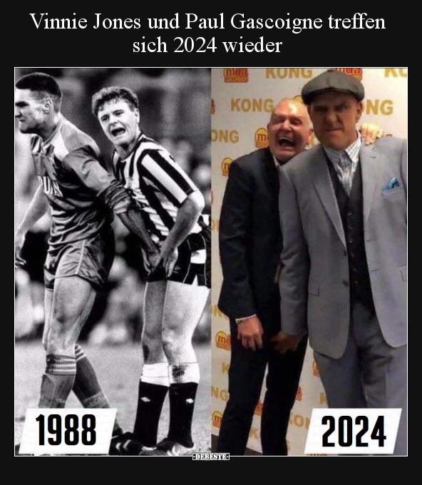 Vinnie Jones und Paul Gascoigne treffen sich 2024.. - Lustige Bilder | DEBESTE.de