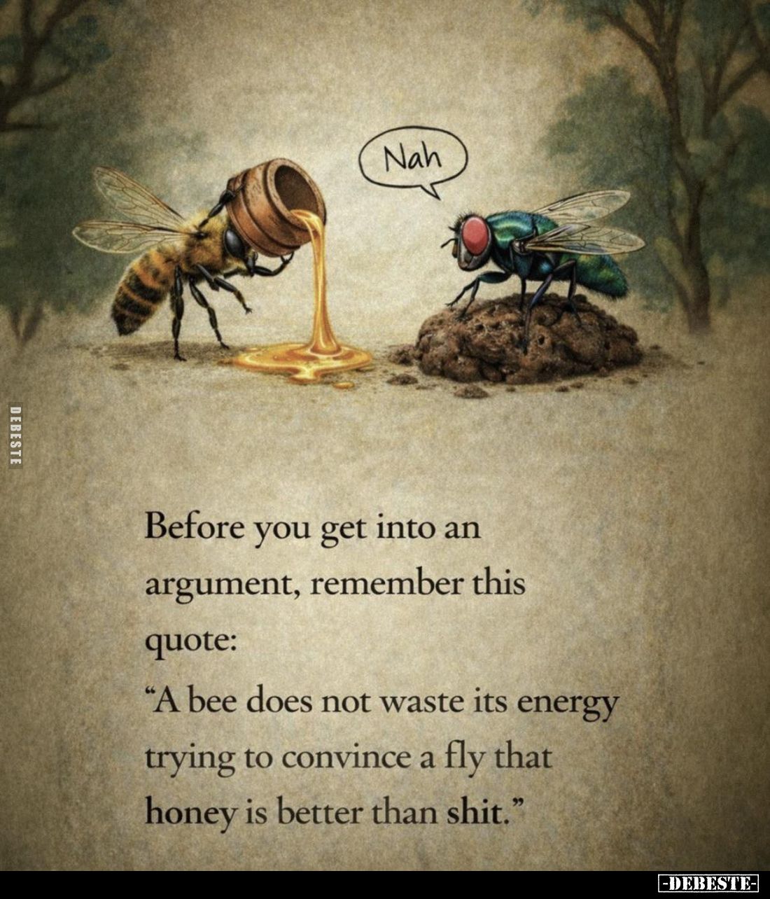 Before you get into an argument, remember this quote... - Lustige Bilder | DEBESTE.de