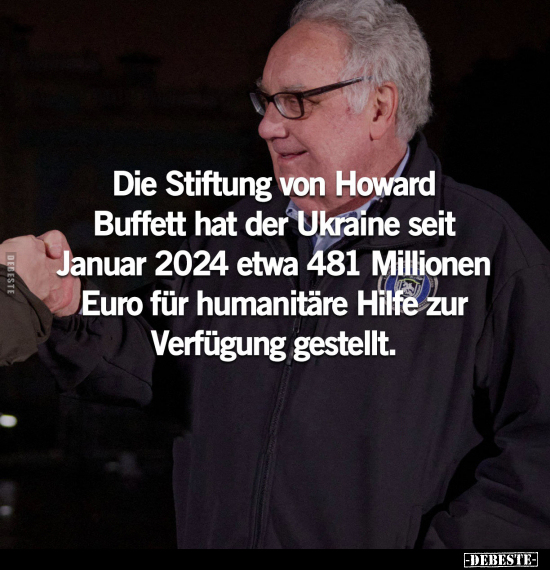 Die Stiftung von Howard Buffett hat der Ukraine seit Januar.. - Lustige Bilder | DEBESTE.de