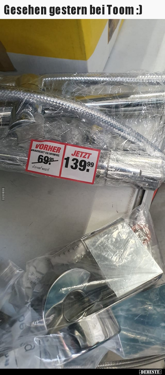 Gesehen gestern bei Toom :)..