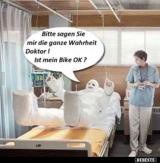 Bitte sagen Sie mir die ganze Wahrheit Doktor! - Lustige Bilder | DEBESTE.de