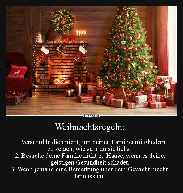 Weihnachtsregeln.. - Lustige Bilder | DEBESTE.de