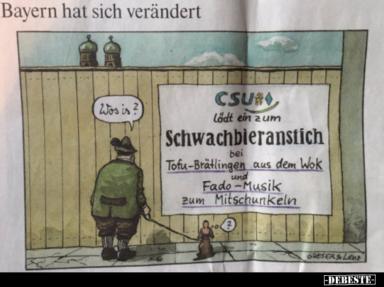 Bayern hat sich verändert..