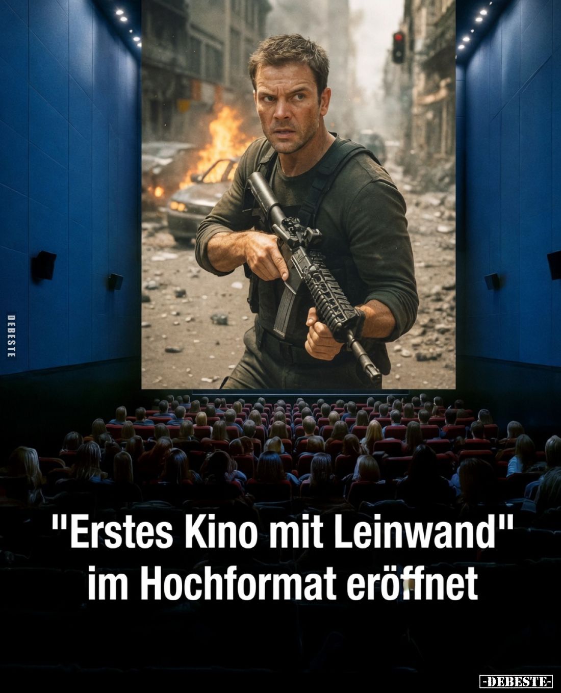Erstes Kino mit Leinwand im Hochformat eröffnet