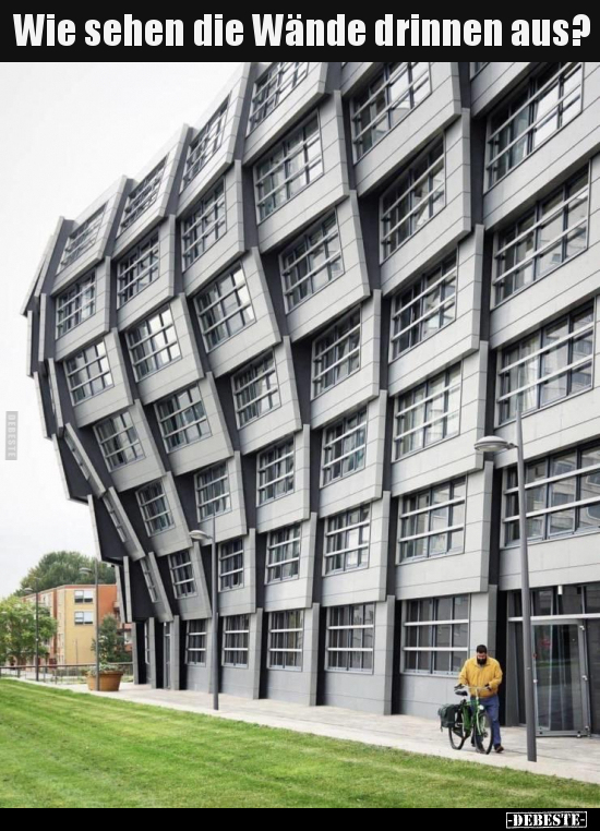 Wie sehen die Wände drinnen aus?..