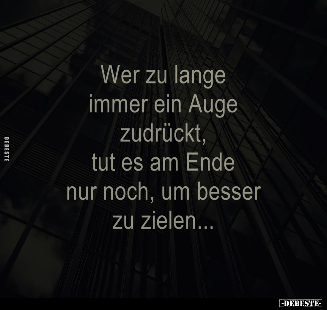 Wer zu lange immer ein Auge zudrückt... - Lustige Bilder | DEBESTE.de