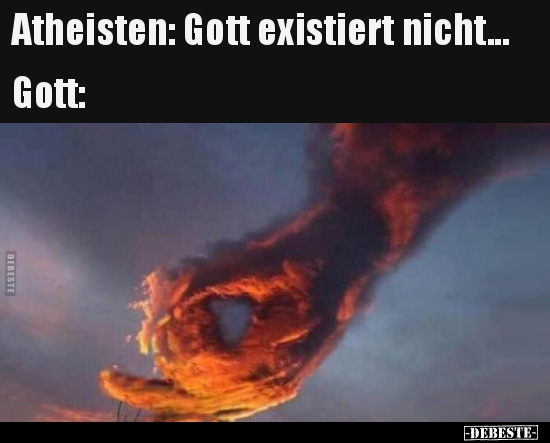 Atheisten: Gott existiert nicht... - Lustige Bilder | DEBESTE.de