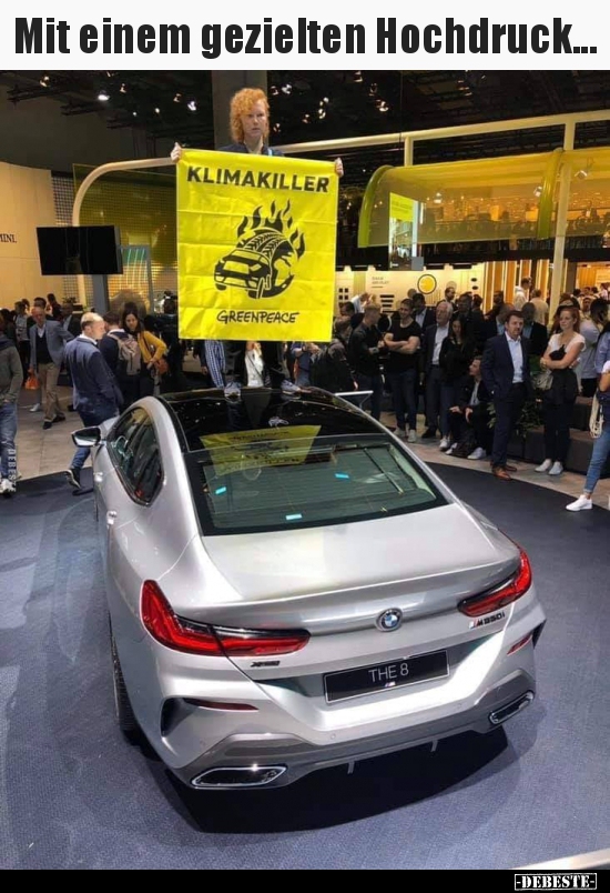 Mit einem gezielten Hochdruck...