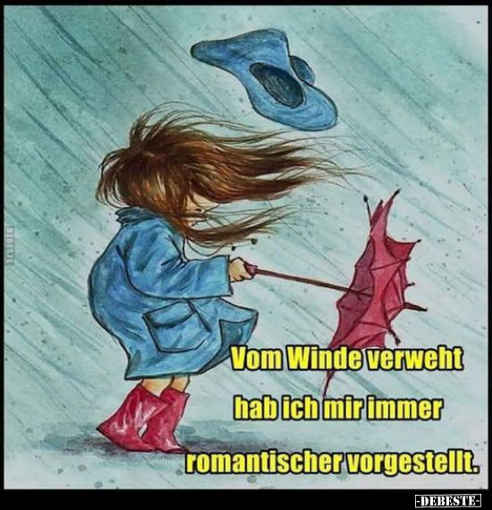 Vom Winde verweht hab ich mir immer romantischer.. - Lustige Bilder | DEBESTE.de