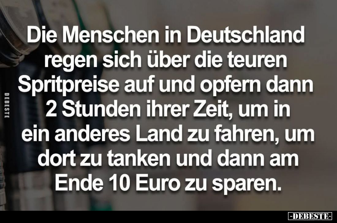 Die Menschen in Deutschland regen sich... - Lustige Bilder | DEBESTE.de