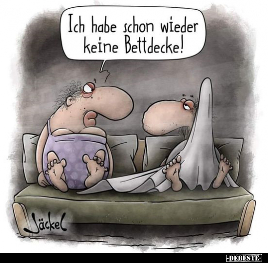 Ich habe schon wieder keine Bettdecke!.. - Lustige Bilder | DEBESTE.de