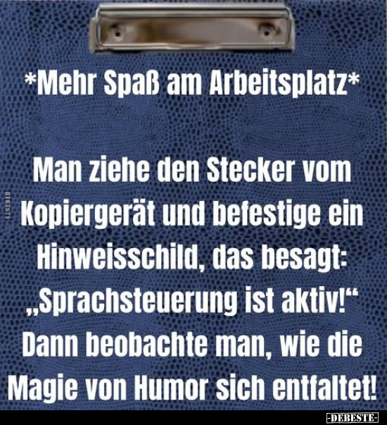 Spaß, Arbeitsplatz, Humor