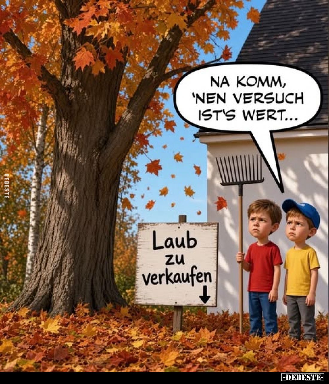Na komm, 'nen Versuch ist's wert...
-
Laub
zu
verkaufen