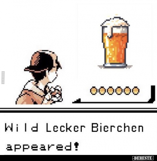 Wild Lecker Bierchen appeared!.. - Lustige Bilder | DEBESTE.de