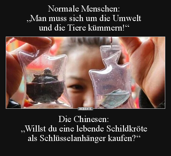 Normale Menschen: "Man muss sich um die Umwelt und die.." - Lustige Bilder | DEBESTE.de