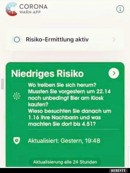 Risiko-Ermittlung aktiv.. - Lustige Bilder | DEBESTE.de