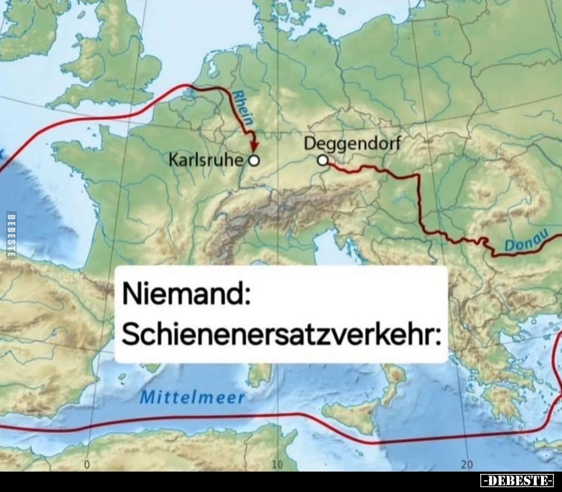 Niemand vs Schienenersatzverkehr:
