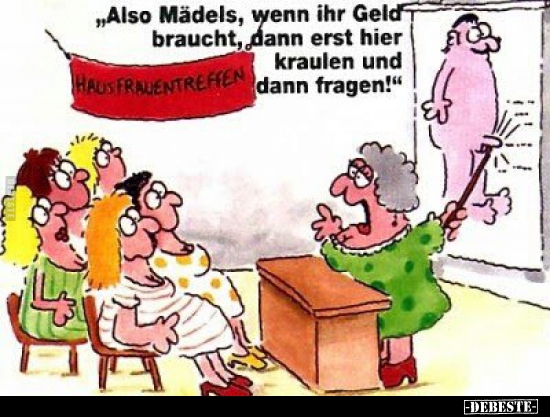 "Also Mädels, wenn ihr Geld braucht, dann erst hier kraulen.." - Lustige Bilder | DEBESTE.de