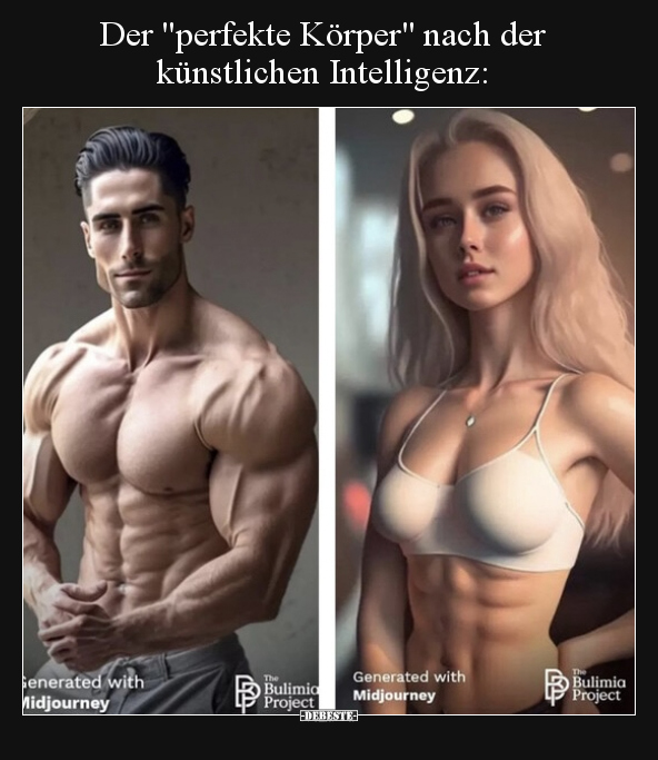 Der "perfekte Körper" nach der künstlichen.. - Lustige Bilder | DEBESTE.de