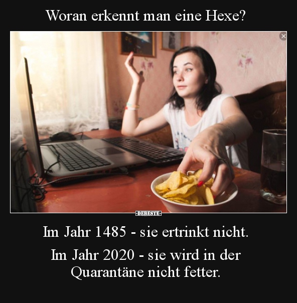 Woran erkennt man eine Hexe? Im Jahr 1485 - sie ertrinkt.. - Lustige Bilder | DEBESTE.de
