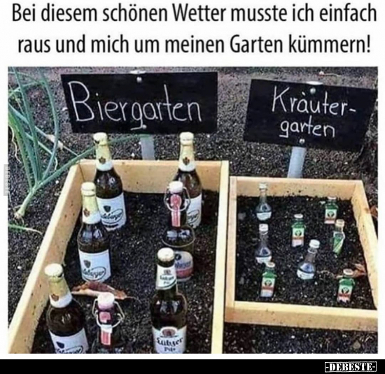 Bei diesem schönen Wetter musste ich einfach raus und mich..