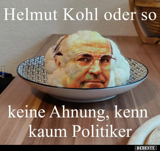 Helmut Kohl oder so... keine Ahnung, kenn kaum.. - Lustige Bilder | DEBESTE.de