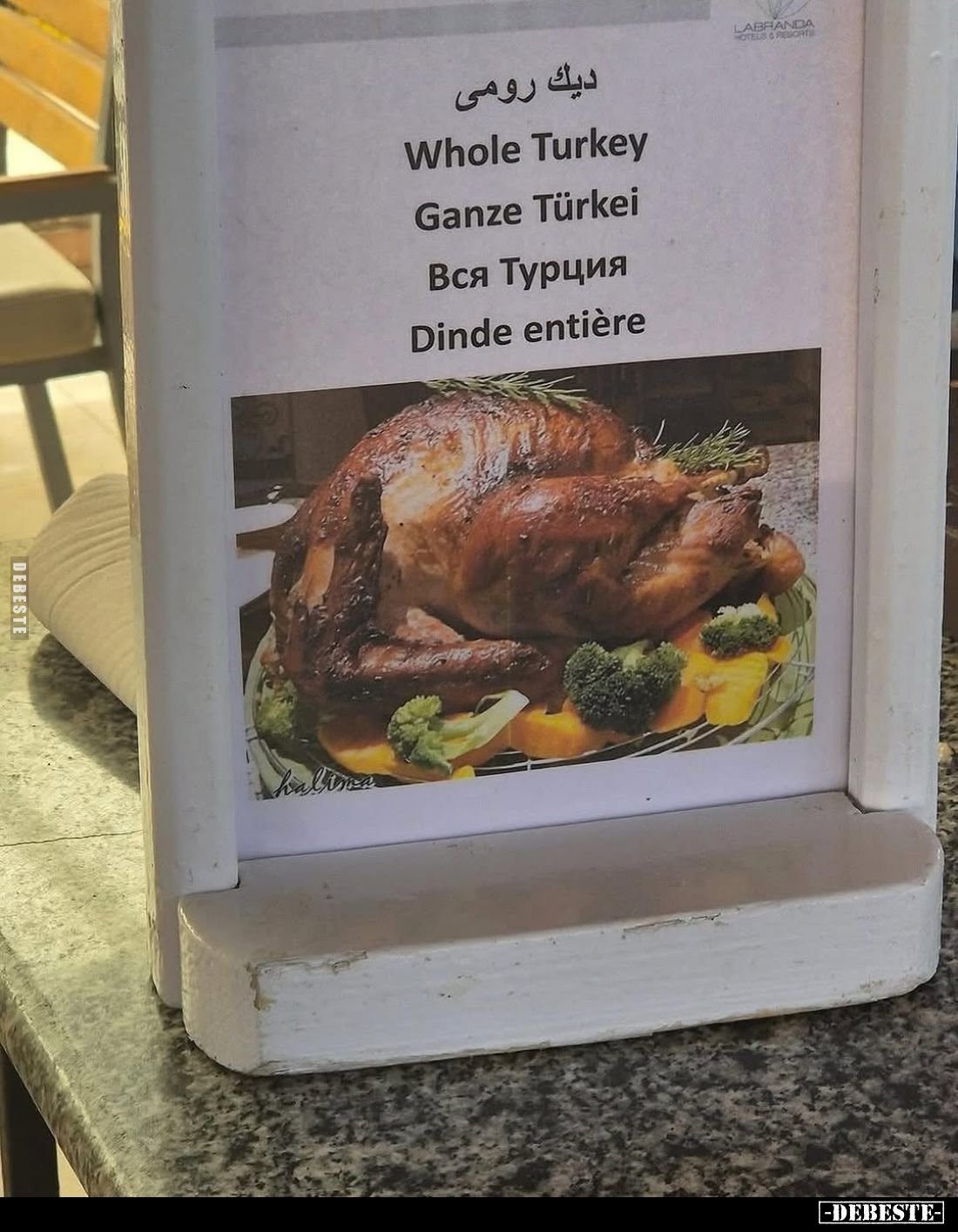 Whole Turkey,
Ganze Türkei,
Вся Турция,
Dinde entière.
