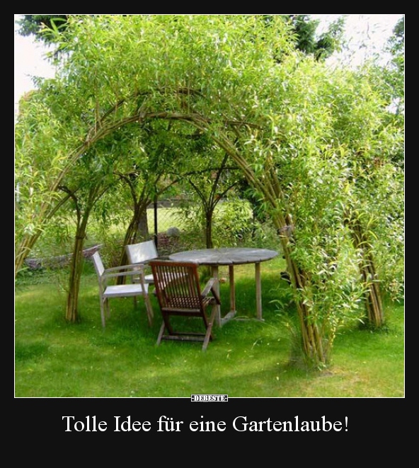 Tolle Idee für eine Gartenlaube!.. - Lustige Bilder | DEBESTE.de