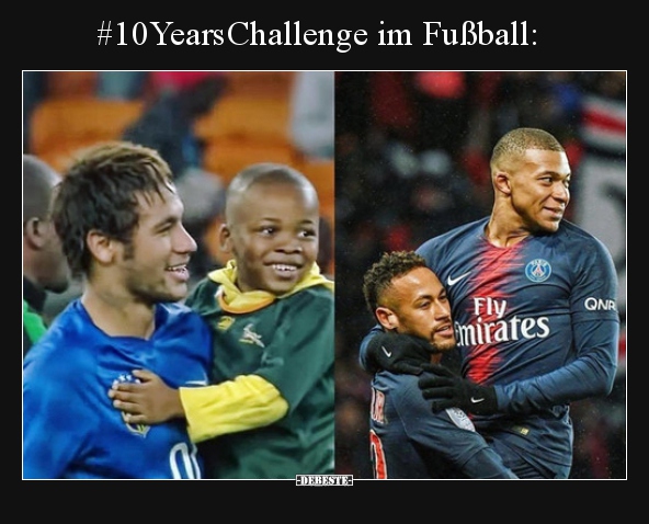 #10YearsChallenge im Fußball.. - Lustige Bilder | DEBESTE.de