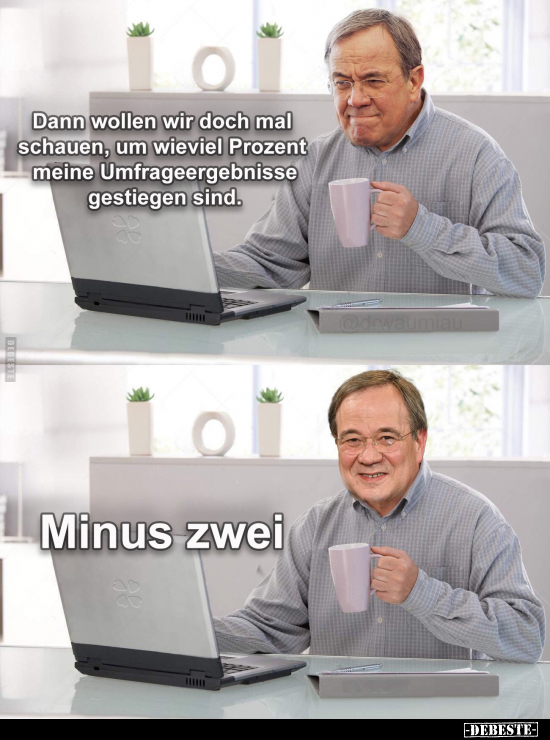 Wellen wir doch mal schauen, um wieviel Prozent..