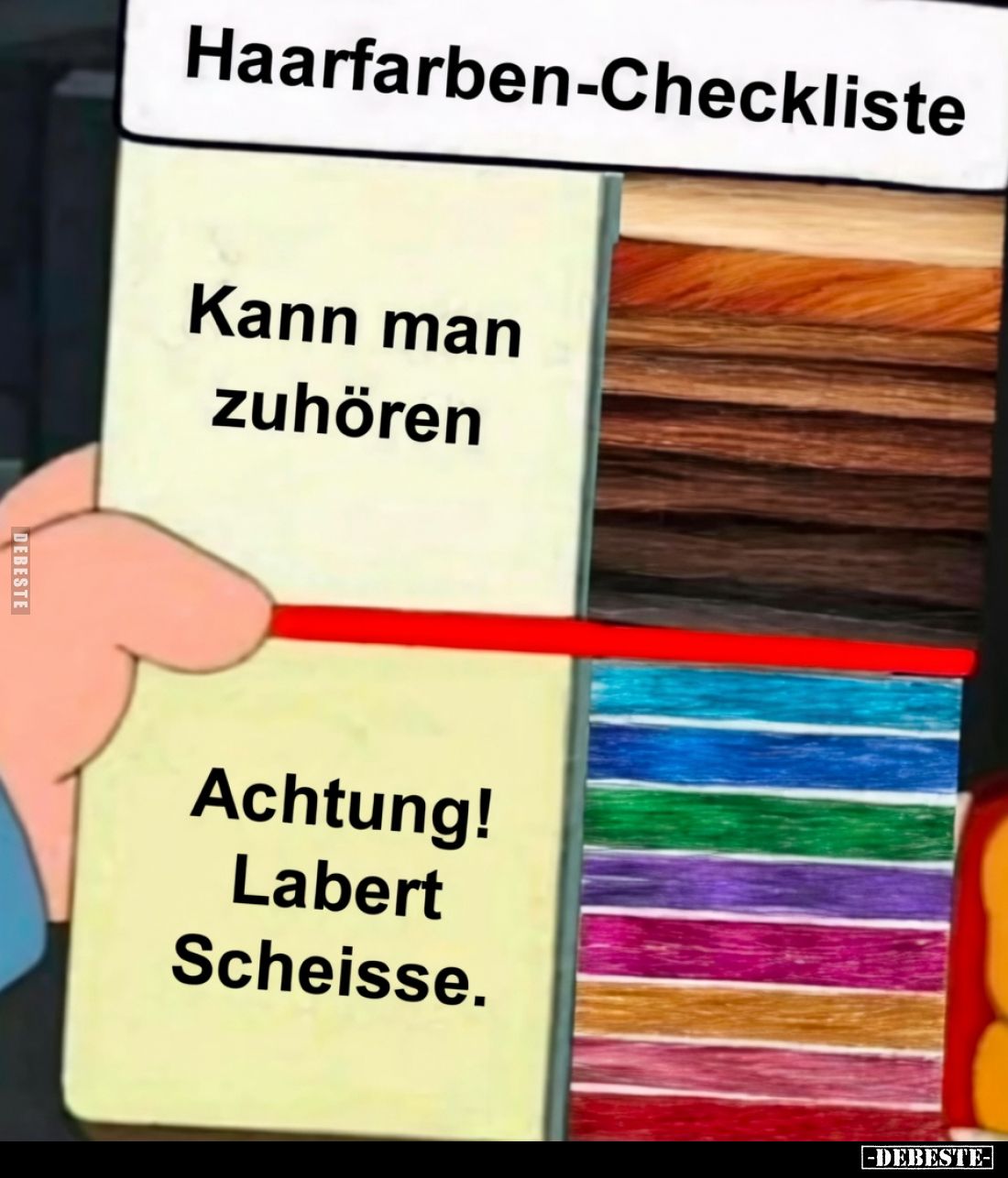 Haarfarben-Checkliste.. - Lustige Bilder | DEBESTE.de