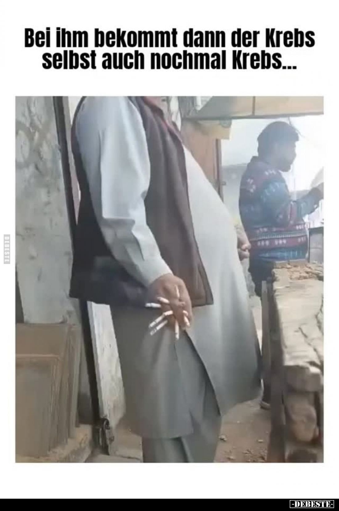 Bei ihm bekommt dann der Krebs selbst auch nochmal Krebs...