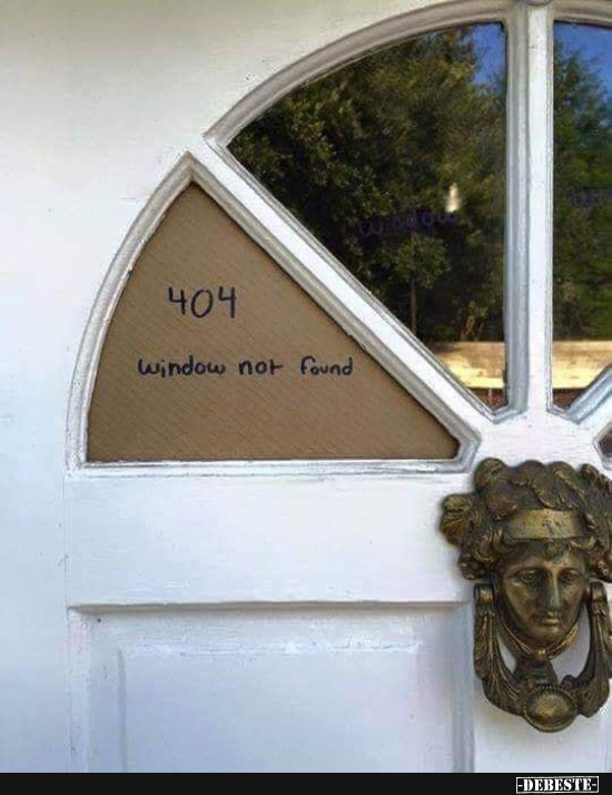 404 Window not found..