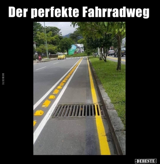 Der perfekte Fahrradweg.. - Lustige Bilder | DEBESTE.de