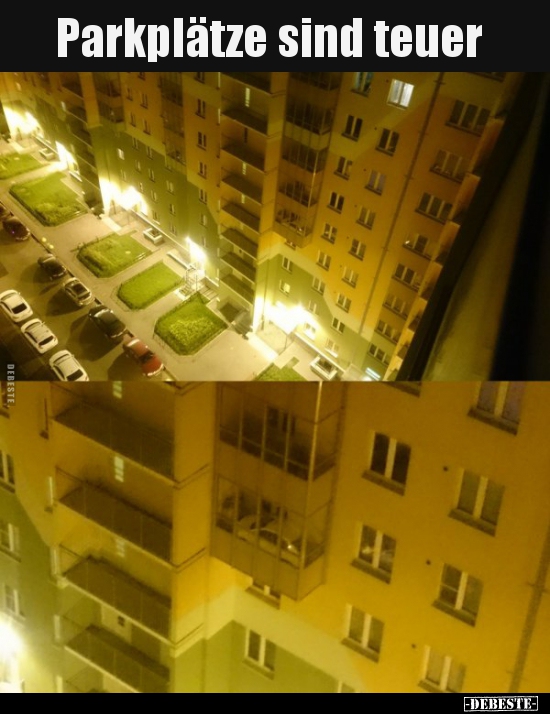 Parkplätze sind teuer..