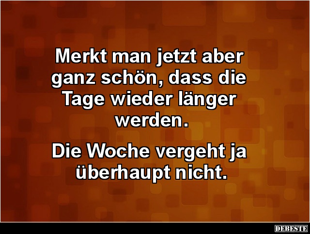 Merkt man jetzt aber ganz schön, dass die Tage wieder.. - Lustige Bilder | DEBESTE.de