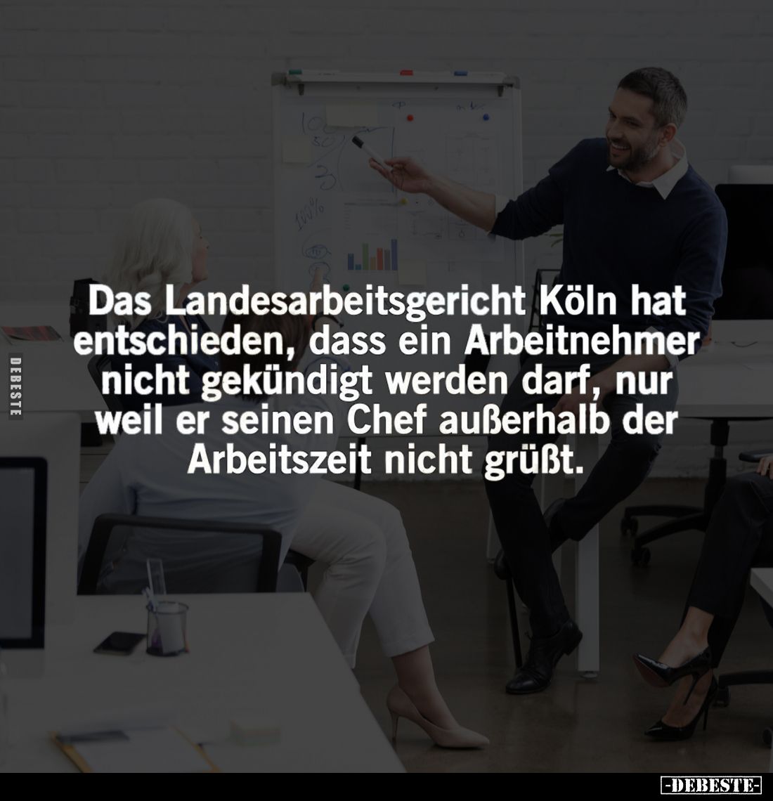 Das Landesarbeitsgericht Köln hat entschieden, dass ein Arbeitnehmer nicht gekündigt werden darf, nur weil er seinen Chef auß...