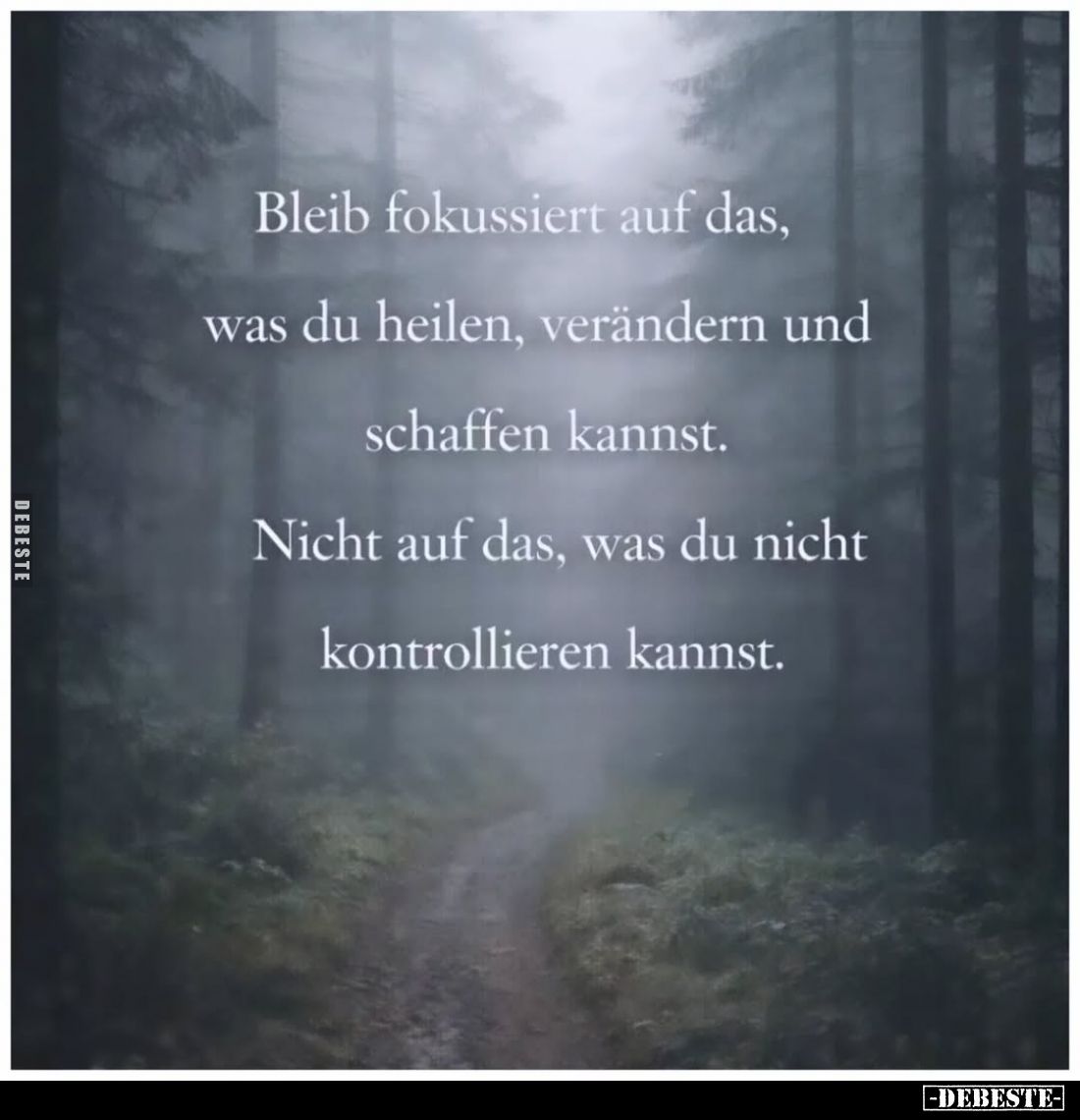 Bleib fokussiert auf das, was du heilen... - Lustige Bilder | DEBESTE.de