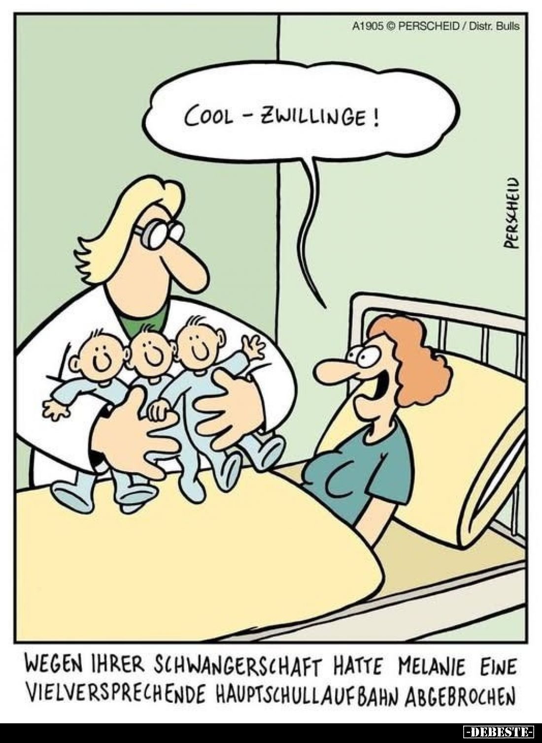 Cool-Zwillinge!
Wegen ihrer Schwangerschaft hatte Melanie eine vielversprechende Hauptschullaufbahn abgebrochen.