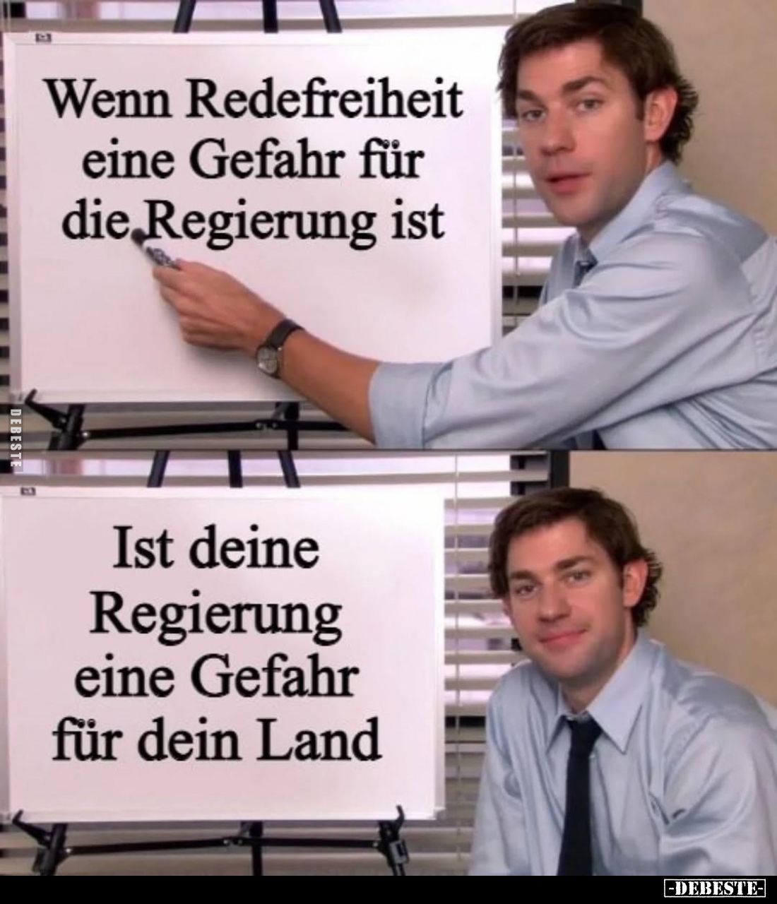 Wenn Redefreiheit eine Gefahr für die Regierung ist.. - Lustige Bilder | DEBESTE.de