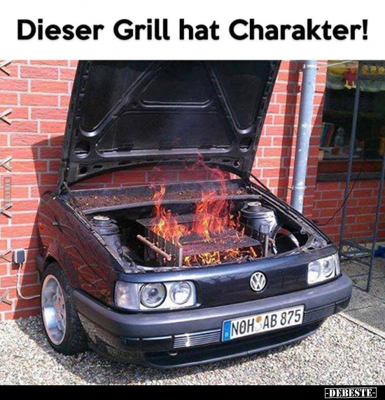 Dieser Grill hat Charakter!