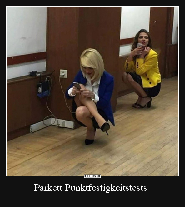 Parkett Punktfestigkeitstests..