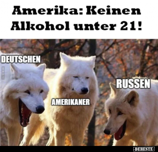Amerika: Keinen Alkohol unter 21!.. - Lustige Bilder | DEBESTE.de