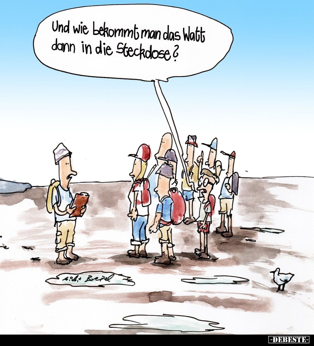 Und wie bekommt man das Watt dann in die Steckdose?