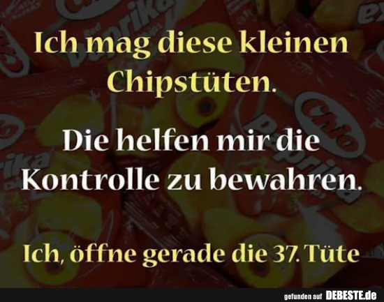 Ich mag diese kleinen Chipstüten..