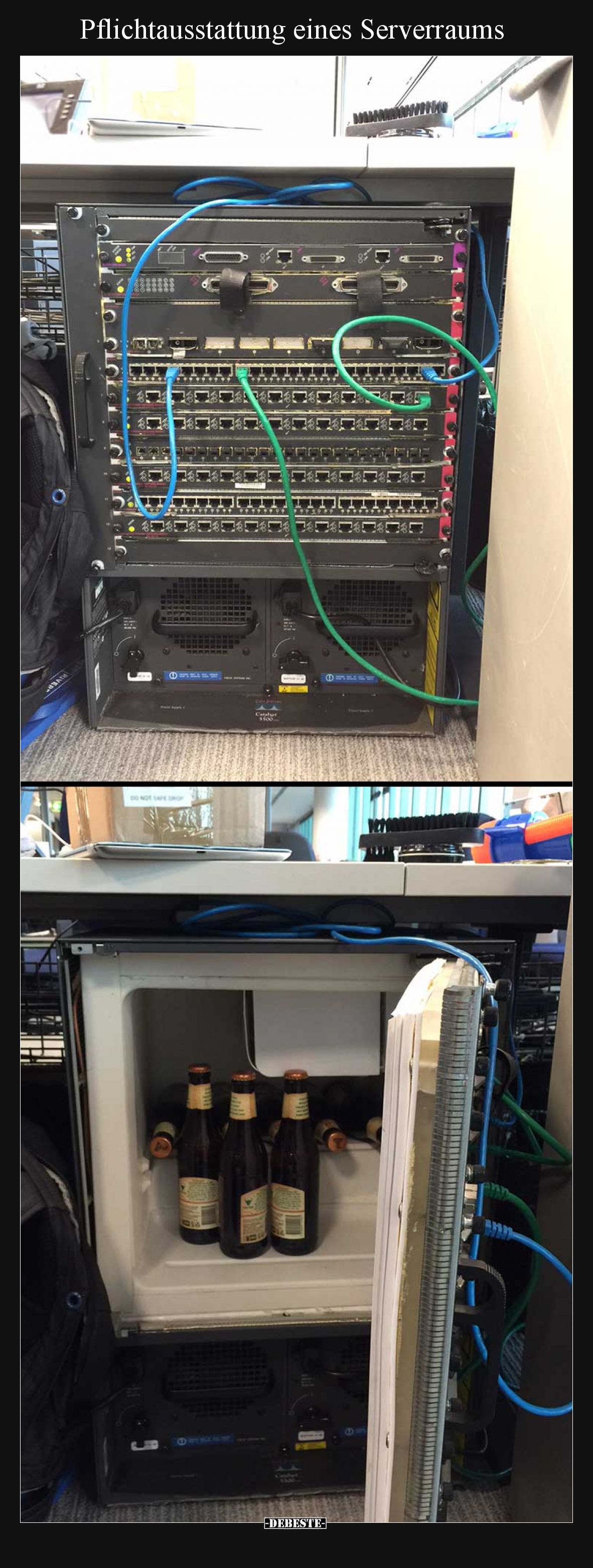 Pflichtausstattung eines Serverraums