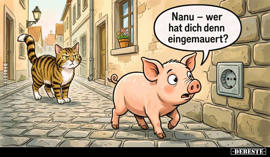 Nanu wer hat dich denn eingemauert?